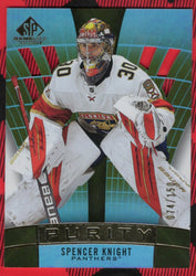 2021-22 Upper Deck Sp Game Used Hockey Purity P-78 Spencer Knight
