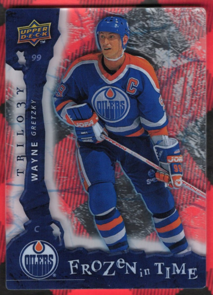 2008-09 Upper Deck Trilogy Hockey Frozen In Time #120 Wayne Gretzky /799