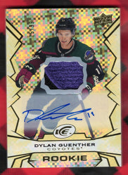 2022-23 Upper Deck Ud Ice Hockey Rookie Auto Patch #114 Rookie Rc Auto Dylan Guenther /99