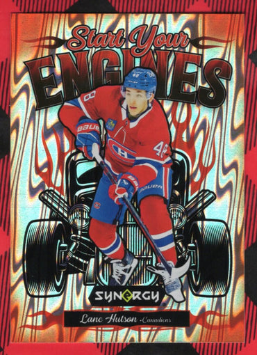 2024-25 Upper Deck Synergy Hockey Start Your Engines Sye-20 Rookie Rc Lane Hutson