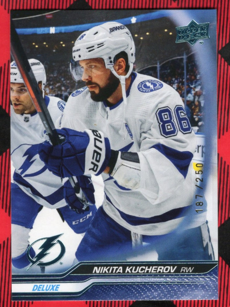 2023-24 Upper Deck Series 1 Deluxe #162 Nikita Kucherov /250