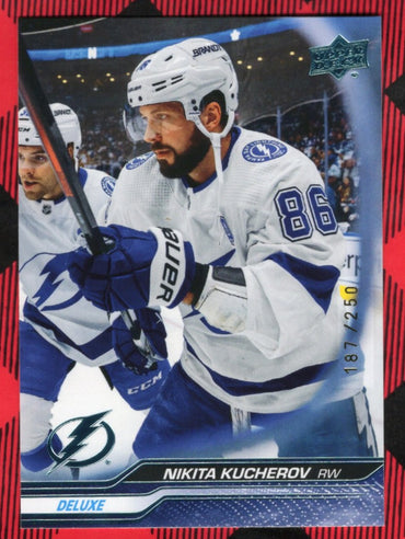 2023-24 Upper Deck Series 1 Deluxe #162 Nikita Kucherov /250