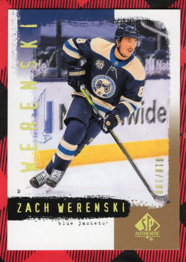 2021 Upper Deck Sp Authentic Retro R88 Zach Werenski /100
