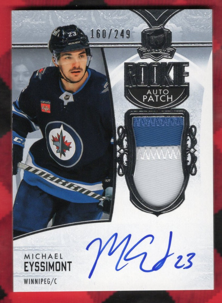 2022-23 Upper Deck The Cup Rookie Auto Patch #129 Rookie Rc Auto Michael Eyssimont /249