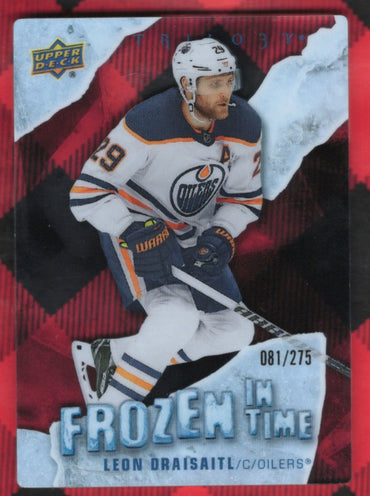 2022-23 Upper Deck Trilogy Frozen In Time Ft-Ld Leon Draisaitl /275
