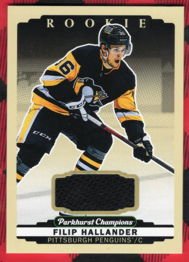 2022-23 Upper Deck Parkhurst Champions Jersey #294 Rookie Rc Filip Hallander