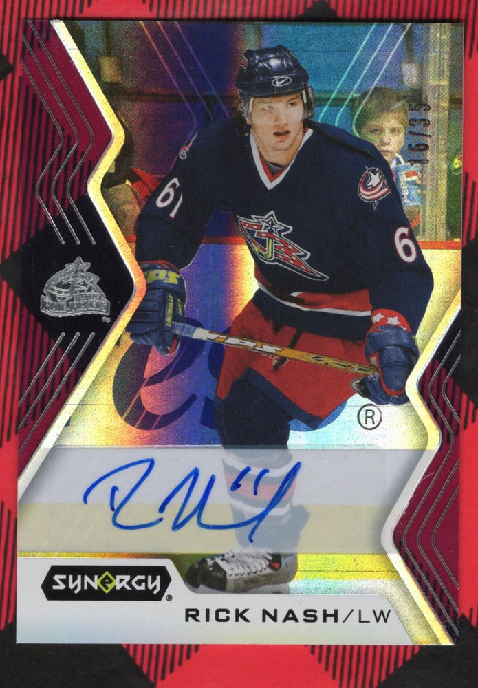 2024-25 Upper Deck Synergy 61 Auto Rick Nash /35