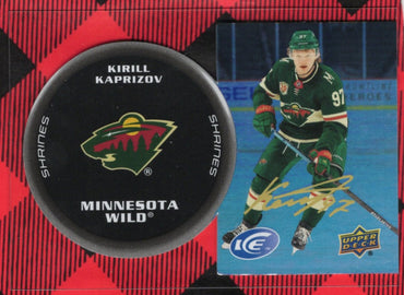 2021-22 Upper Deck Ice Shrines Sh-13 Auto Kirill Kaprizov