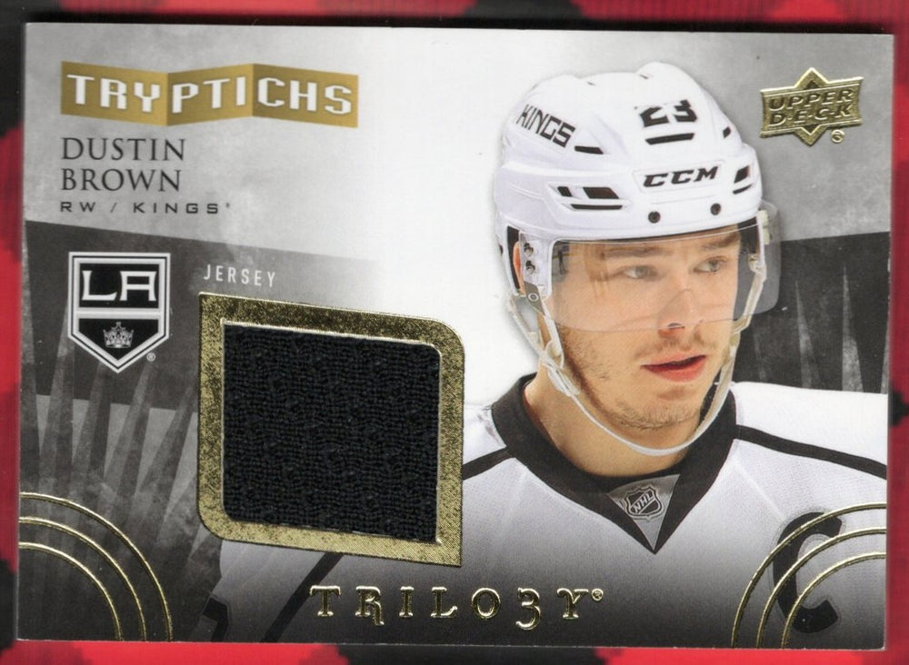 2014-15 Upper Deck Trilogy Trytichs T-Lak3 Dustin Brown /400