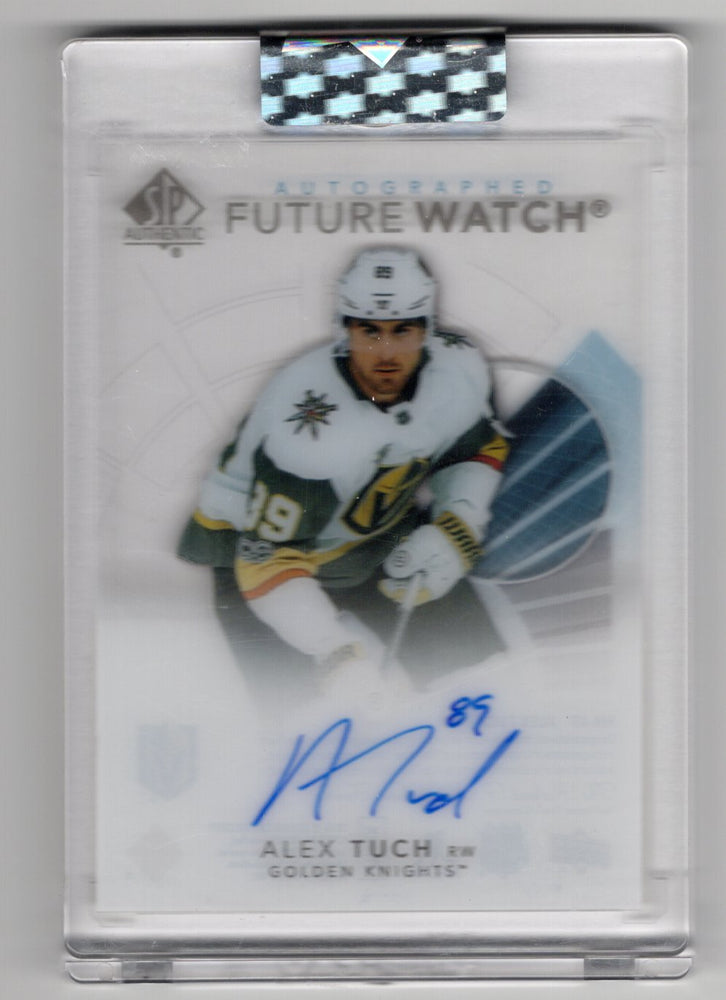 2018-19 Upper Deck Clear Cut Hockey Autographed Future Watch Auto Alex Tuch