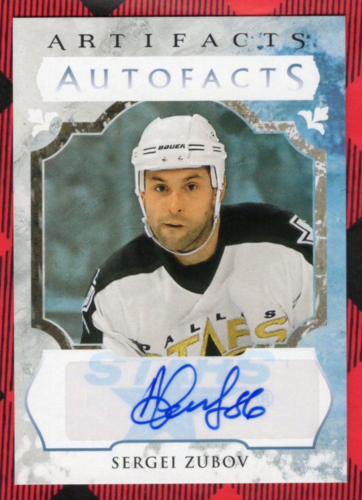 2023-24 Upper Deck Artifacts Autofacts Af-Sz Auto Sergei Zubov