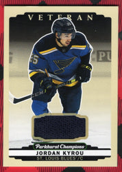 2022-23 Upper Deck Parkhurst Champions Veteran Patch #246 Jordan Kyrou