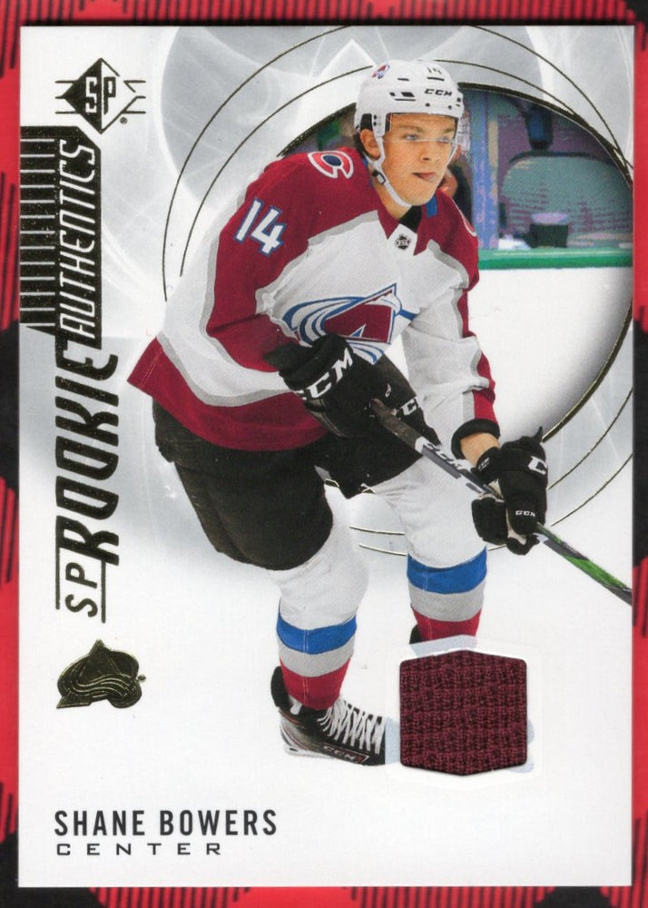2020-21 Upper Deck Sp Hockey Sp Rookie Authentics #108 Rookie Rc Shane Bowers
