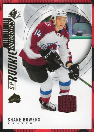 2020-21 Upper Deck Sp Hockey Sp Rookie Authentics #108 Rookie Rc Shane Bowers