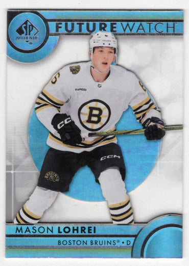 2023-24 Upper Deck Sp Authentic Future Watch Clear #169 Rookie Rc Mason Lohrei