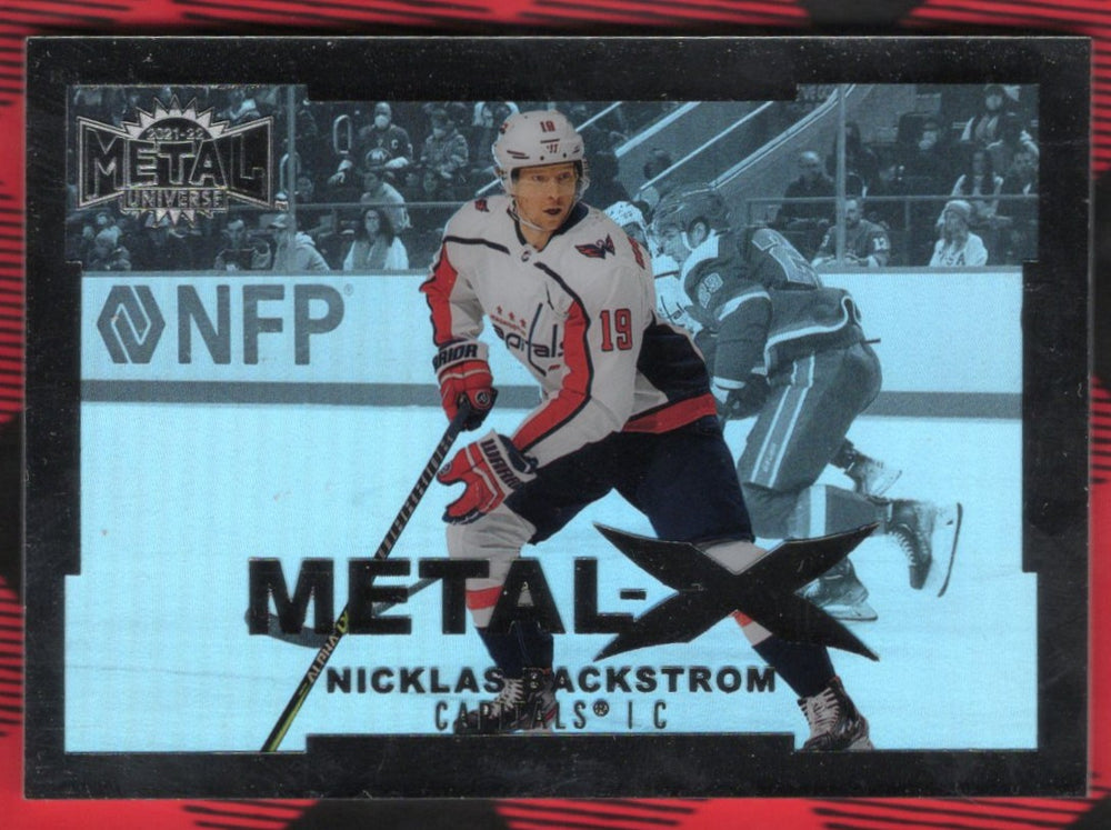 2021-22 Skybox Metal Universe Metal-X Mx-36 Niklas Backstrom