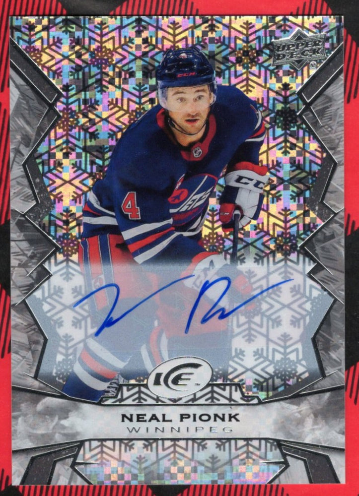 2022-23 Upper Deck Ud Ice Hockey Snowflake #62 Auto Neal Pionk