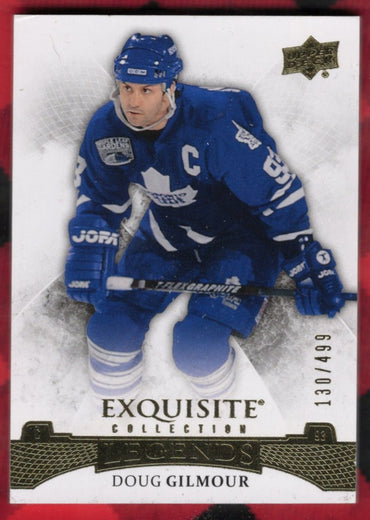 2015-16 Upper Deck Exquisite Collection Legends #36 Doug Gilmour
