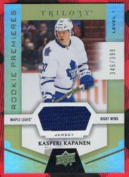 2016-17 Upper Deck Trilogy Rookie Premieres Level 1 #78 Rookie Rc Kasperi Kapanen /399