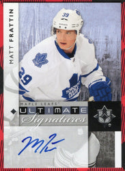 2011-12 Upper Deck Ultimate Collection Ultimate Signatures Us-Mf Rookie Rc Auto Matt Frattin