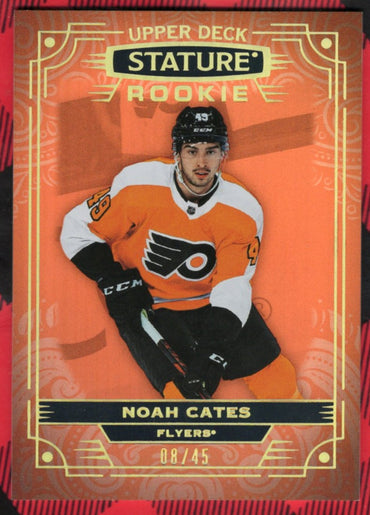 2022-23 Upper Deck Stature Orange Rookie #166 Rookie Rc Noah Cates