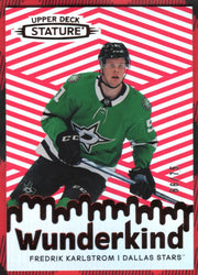 2022-23 Upper Deck Stature Wunderkind W-33 Rookie Rc Fredrik Karlstrom /75