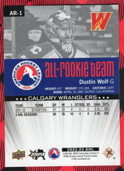 2022-23 Upper Deck Ahl All-Rookie Team Ar-1 Dustin Wolf