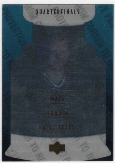 1996 Upper Deck Future Stanley Cup Hero Ls19 Mats Sundin /5000