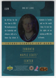 1996 Upper Deck Future Stanley Cup Hero Ls19 Mats Sundin /5000