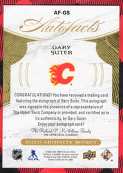 2022-23 Upper Deck Artifacts Autofacts Af-Gs Auto Gary Suter