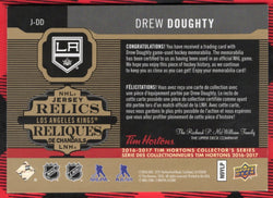 2016-17 Upper Deck Tim Hortons Collector'S Series Nhl Jersey Relics J-Dd Drew Doughty
