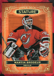 2022-23 Upper Deck Stature Orange /65 #10 Martin Brodeur /65