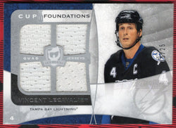 2008-09 Upper Deck The Cup Cup Foundations Quad Jerseys Cf-Vl Vincent Lecavalier