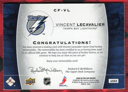 2008-09 Upper Deck The Cup Cup Foundations Quad Jerseys Cf-Vl Vincent Lecavalier