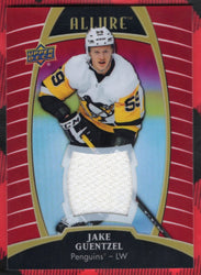 2019-20 Upper Deck Allure Red Rainbow Jersey #21 Jake Guentzel