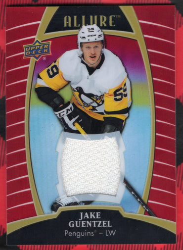 2019-20 Upper Deck Allure Red Rainbow Jersey #21 Jake Guentzel