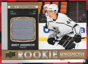 2021-22 Upper Deck Series 1 Rookie Retrospective Rr-3 Mikey Anderson