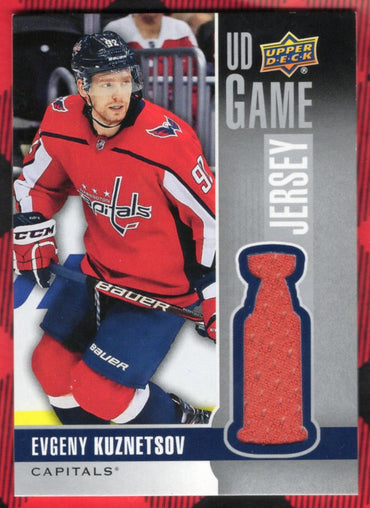 2019-20 Upper Deck Series 1 Ud Game Jersey Gj-Ek Evgeny Kuznetsov