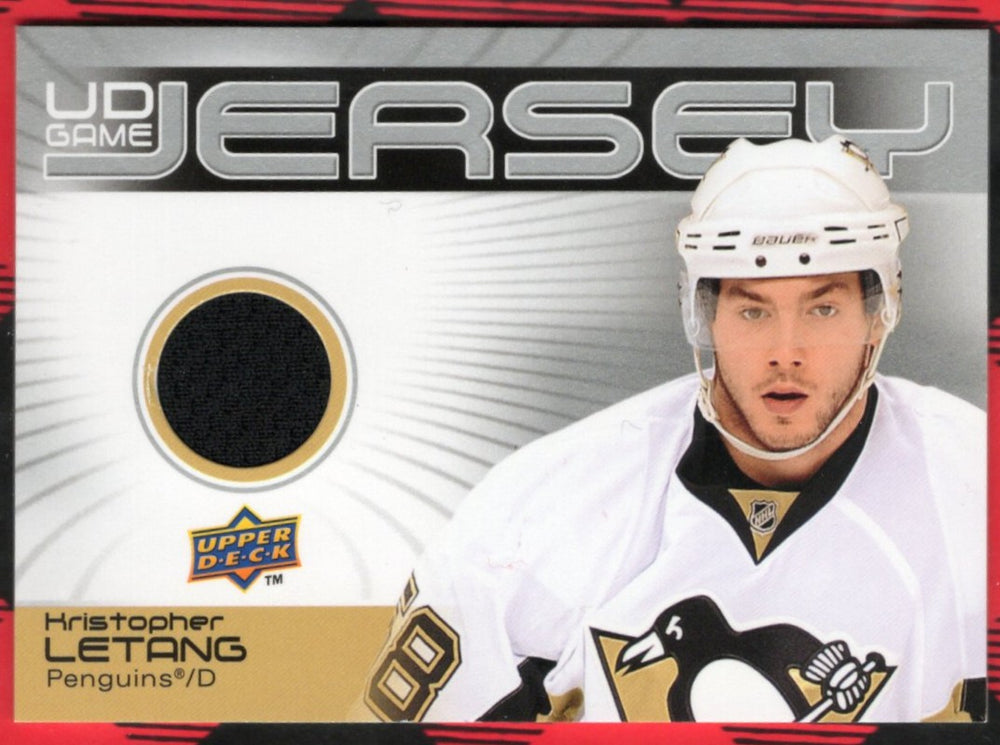 2010-11 Upper Deck Series 1 Ud Game Jersey Gj-Kl Kris Letang