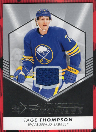 2022-23 Upper Deck Sp Authentic Authentic Profiles Ap-19 Tage Thompson