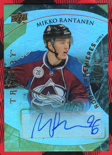 2015-16 Upper Deck Trilogy Rookie Premieres #165 Rookie Rc Mikko Rantanen /499