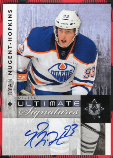 2011-12 Upper Deck Ultimate Collection Hockey Ultimate Signatures Us-Rn Auto Ryan Nugent-Hopkins