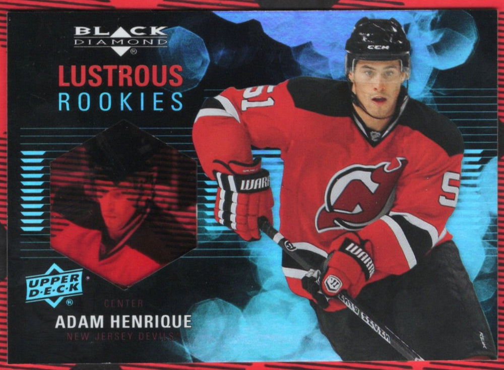 2011-12 Upper Deck Black Diamond Lustrous Rookies Lr-11 Rookie Rc Adam Henrique