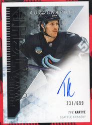 2023-24 Upper Deck Sp Authentic Autographed Future Watch Rfwa-Tk Rookie Rc Auto Tye Kartye /699