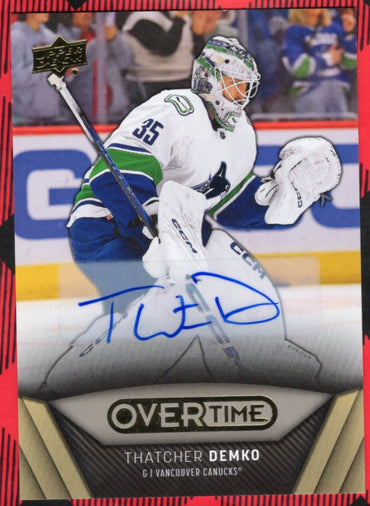 2024-25 Upper Deck Overtime Hockey Auto #23 Auto Thatcher Demko