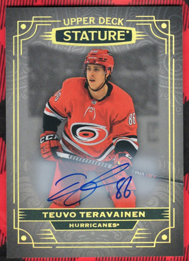 2022-23 Upper Deck Stature Auto #34 Auto Teuvo Teravainen