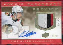 2020-21 Upper Deck Premier Rookie Paramount P-Ps Rookie Rc Auto Puis Suter /99