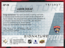 2016-17 Upper Deck Trilogy Signature Pucks #1/17 Sp-Ek Auto Aaron Ekblad /17