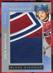 2021-22 Upper Deck Black Diamond Rookie Team Logo Jumbos Rtl-Cc Rookie Rc Cole Caufield