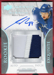 2020-21 Upper Deck Exquisite Collection Rookie Auto Patch Ec-Nr Rookie Rc Auto Nick Roberston /99